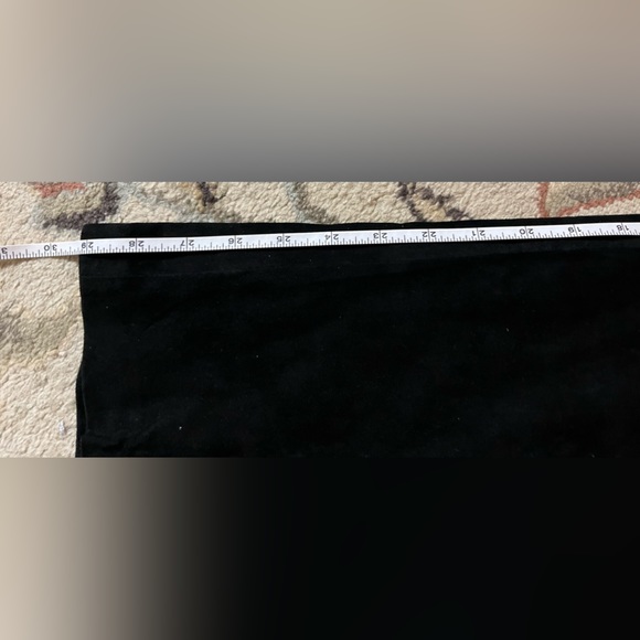 Harold’s SUEDE/Leather quality apparel black suede /leather  pants womens size 8 - Picture 10 of 10